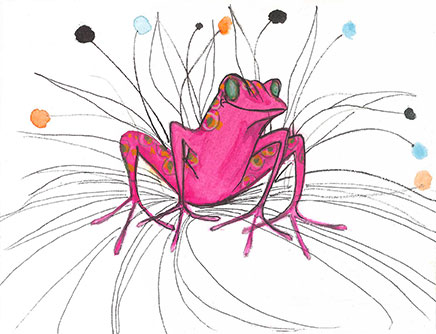 Fanciful Frog Gicle