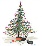 Dp- Our Purrfect Tree Giclée
