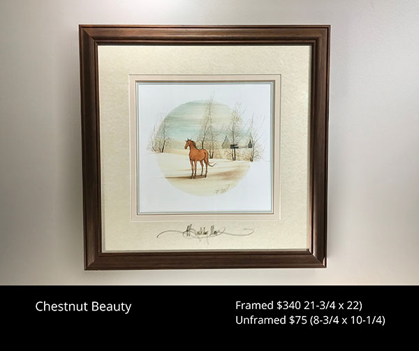 Chestnut Beauty Framed