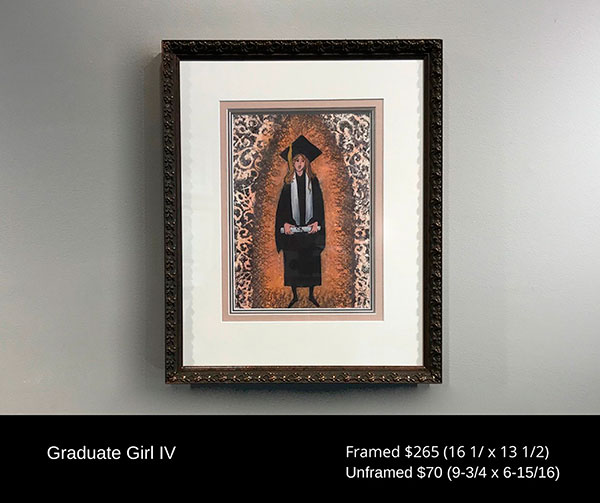 Graduate Girl IV Framed *Call 540-552-6446 to order this framed print.*
