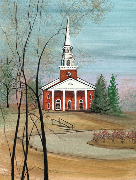 Harman Chapel at Bluefield College Gicle - Artist Proof