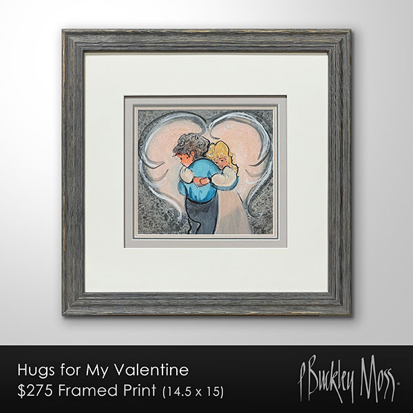 Hugs for My Valentine Framed