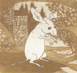 Mouse at Monastery Etching