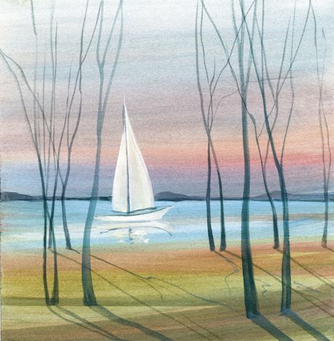 Sunset Sail Gicle - Artist Proof