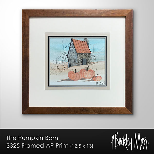 The Pumpkin Barn Framed