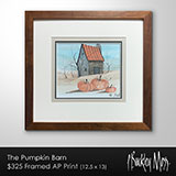The Pumpkin Barn Framed