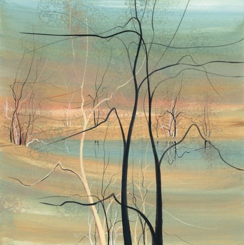 Trees at Twilight Gicle - Artist Proof