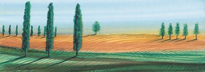 Tuscan Landscape - Artist Proof