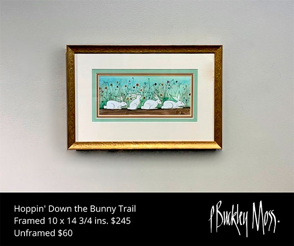 Hoppin' Down the Bunny Trail Framed