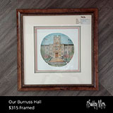 Our Burruss Hall Framed