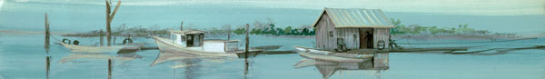 Boat House, The Gicle - Artist Proof