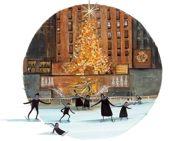 Christmas at the Center Gicle - Artist Proof