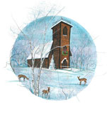 Christmas in the Vale Gicle - Artist Proof