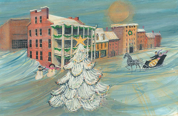 Christmas at the Taylor Hotel, Winchester, VA Gicle - Artist Proof