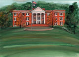 Bluefield State's Conley Hall on the Terraced Hills Giclée