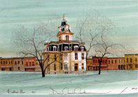Davis County Courthouse - Artist Proof