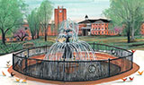 Fountain, The, Radford University Gicle - Artist Proof