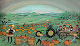 Fun in the Pumpkin Patch Gicle - Artist Proof