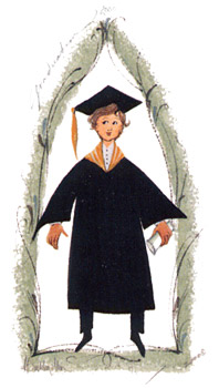 Graduation 2000-boy - Artist Proof