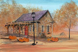 Harvest at the Stone Cottage Gicle - Artist Proof