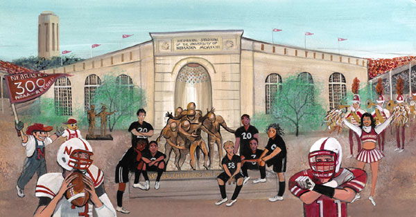 Home of the Huskers Gicle - Artist Proof
