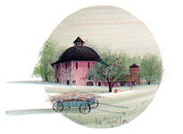 Iowa Octagonal Barn - Artist Proof