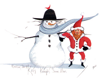 Kris Kringle's Snowman - Artist Proof