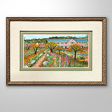 Les Jardins de Monet Framed*Sold, can be ordered.