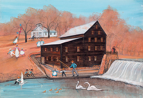 Making Memories at the Ol' Grist Mill Gicle - Artist Proof
