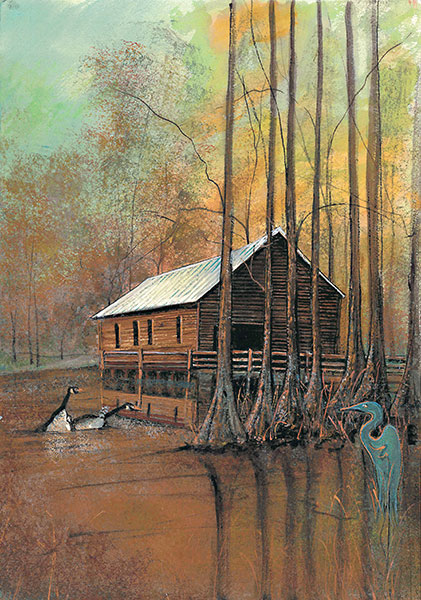 Mill at Watson Pond, The Gicle - Artist Proof
