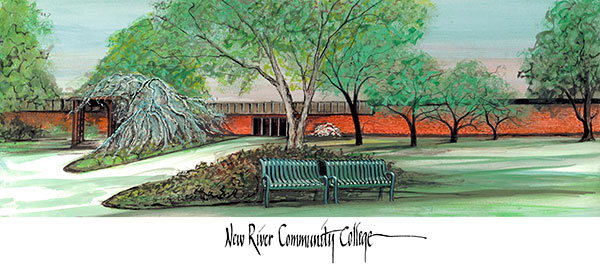 New River Community College Gicle - Artist Proof