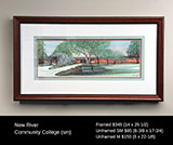 New River Community College Small Framed