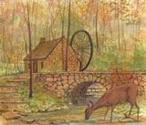 Old Mill Waterwheel Gicle - Artist Proof