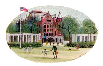 Old Red Courthouse, The - Artist Proof