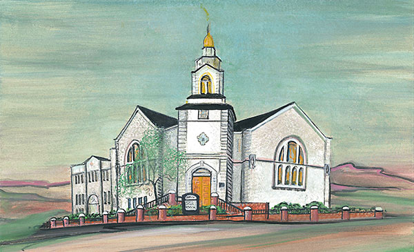 Our Family Church Gicle - Artist Proof