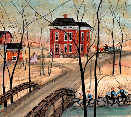 Our Farm on Old Town Run Gicle - Artist Proof