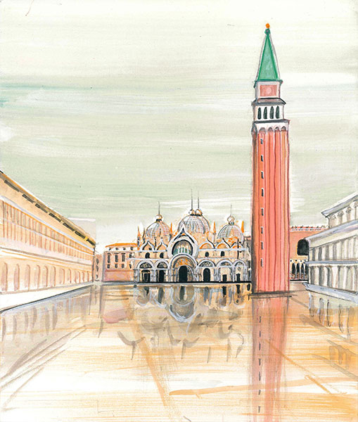 Piazza San Marco Gicle - Artist Proof