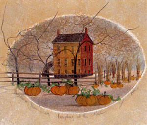 Pumpkins at the Mill - Artist Proof