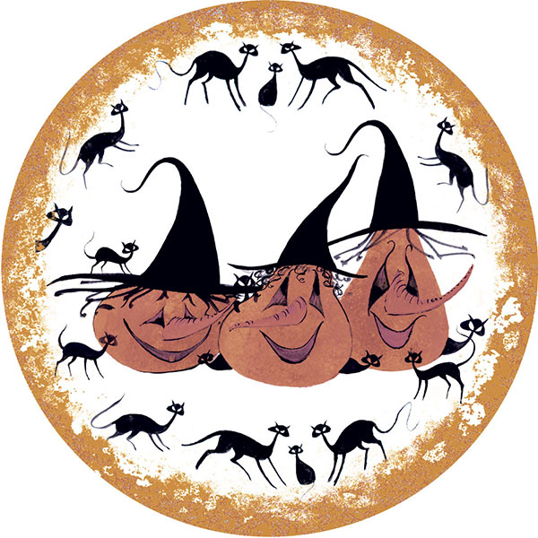 Ornament-Purrfect Witches