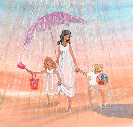 Rain Drops and Puddles Gicle - Artist Proof