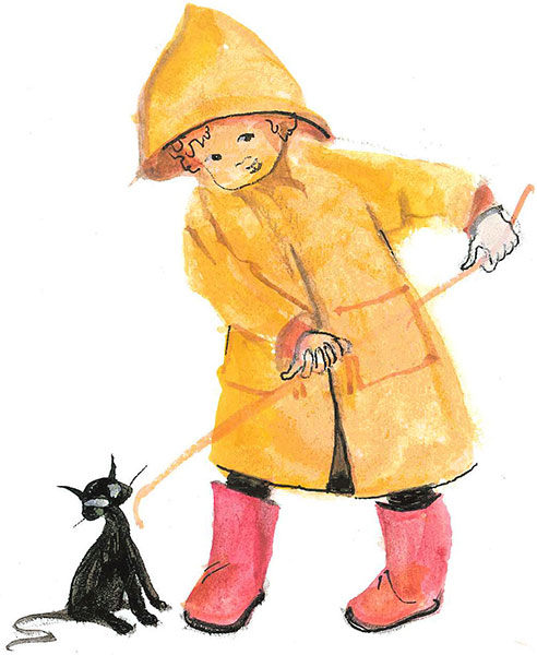 Red Galoshes Gicle - Artist Proof