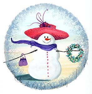 Red Hat Snow Lady, The - Artist Proof