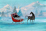 Red Sleigh Gicle - Artist Proof