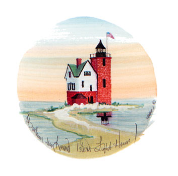 Round Island Lighthouse - Artist Proof