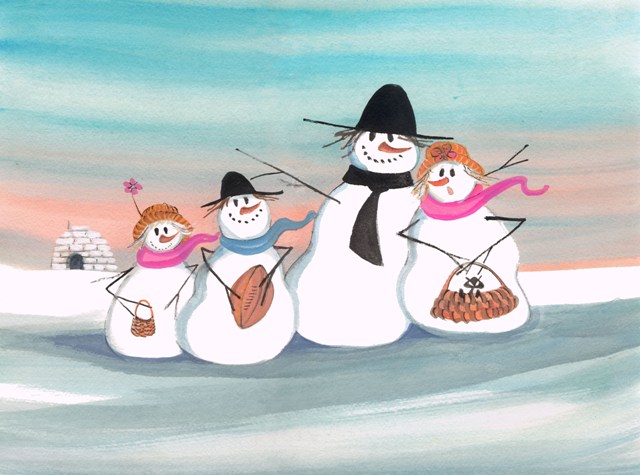 Snowman's Delight Gicle - Artist's Proof