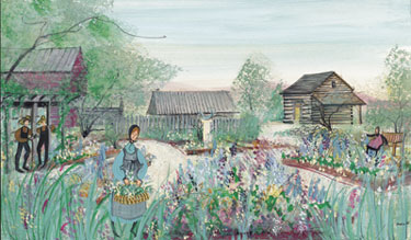 Spring at the Herb Farm - Artist Proof