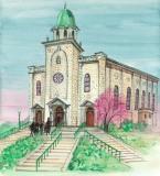 St. Bernard Church Gicle - Artist Proof