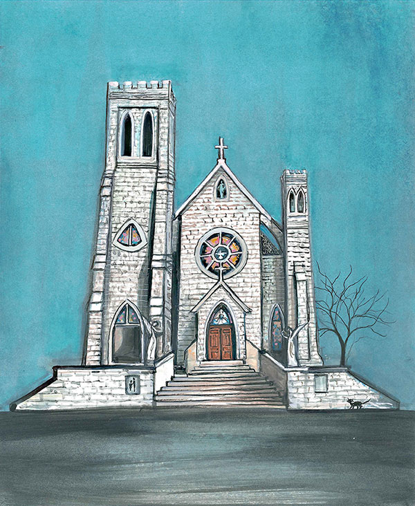 St Joseph Church Gicle - Artist Proof
