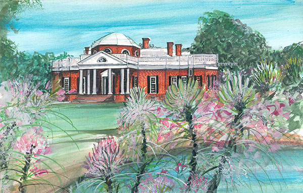 Summer at Monticello Gicle - Artist Proof