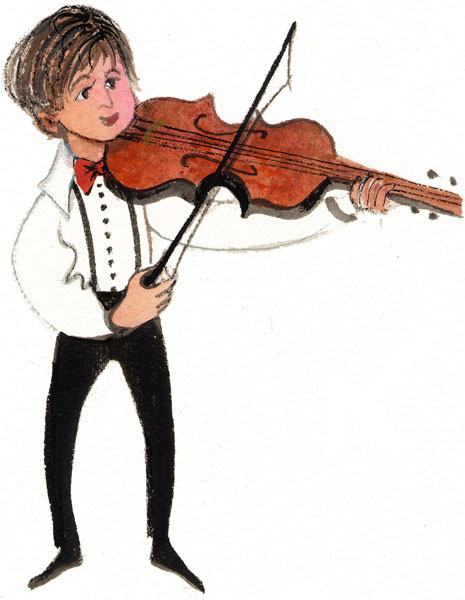 Violinist, The Gicle - Artist Proof